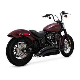 Vance & Hines HD Softail 18-22 St Bob Big Radius 2-2 Black PCX Full System Exhaust