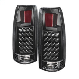 xTune Yukon Denali 99-00 LED Tail Lights Black ALT-JH-CCK88-LED-BK