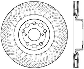StopTech 11-14 Lexus GS300/350/400/430 (Will Not Fit F Sport) Slotted Sport Front Right Brake Rotor