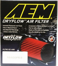 Load image into Gallery viewer, AEM Air Filter, 3inFLG/ 5inOD/ 6-1/2inH Dry Flow