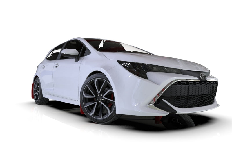 Rally Armor 18-25 Toyota Corolla Hatchback Black UR Mud Flap Grey Logo