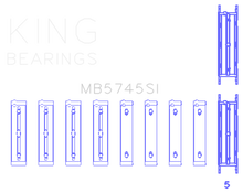 Load image into Gallery viewer, King Subaru FA/FB Main Bearing Set - Size STD