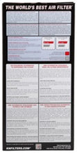 Load image into Gallery viewer, K&amp;N Replacement Air Filter FORD F150 LIGHTNING 5.4L 99-04, F150 Harley-Davidson 5.4L 02-03