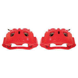 Power Stop 11-19 Chevrolet Silverado 2500 HD Front Red Calipers w/Brackets - Pair