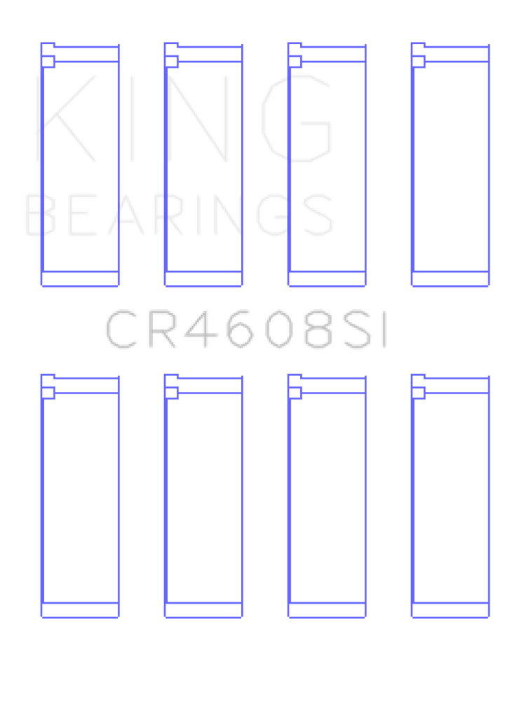 King Engine Bearings Toyota 2ZZ-GE Connecting Rod Bearing Set (Set of 4) - Size STD