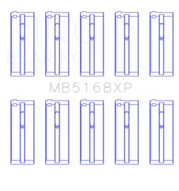 King Engine Bearings Honda H22 50mm Journal Crankshaft Main Bearing Set