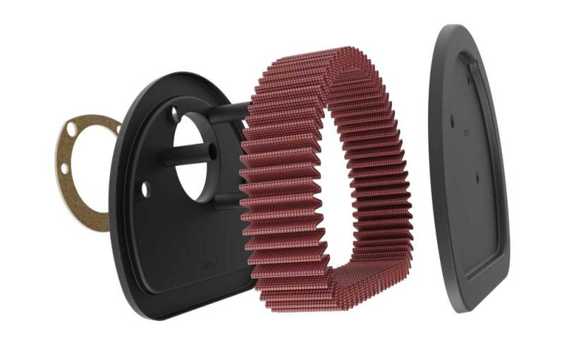K&N Replacement Air Filter 1.625in H for Harley-Davidson