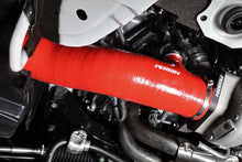 Load image into Gallery viewer, PERRIN 22-24 Subaru WRX / 20-25 LGT &amp; OBXT Turbo Inlet Hose w/Turbo Adapter Flange (Long) - Red