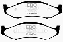 Load image into Gallery viewer, EBC 97-99 Jeep Cherokee 2.5 82mm High Rotors Yellowstuff Front Brake Pads