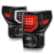 Load image into Gallery viewer, ANZO 07-11 Toyota Tundra Full LED Taillights Black Housing Clear Lens G2 (w/C light Bars)