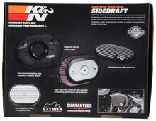 Load image into Gallery viewer, K&amp;N Street Metal Intake System for 02-06 Harley-Davidson Road King F/I 88cl Side Draft Dyna/Softail