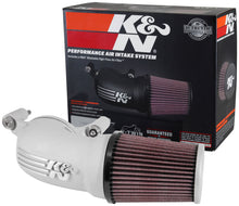 Load image into Gallery viewer, K&amp;N 01-17 Harley-Davidson Softail / Dyna FI Performance Air Intake System Silver