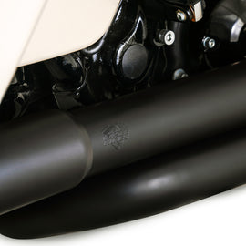 Vance & Hines HD Dresser Duals 17-22 Header/Heat Shield Black PCX Header Exhaust