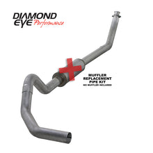 Load image into Gallery viewer, Diamond Eye KIT 4in Turbo Back MFLR RPLCMENT PIPE SGL AL: 98.5 - 02 DODGE CUMMINS 5.9L