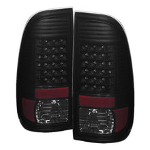 Load image into Gallery viewer, xTune Ford Super Duty 08-15 LED Tail Lights Black Smoke ALT-JH-FS08-LED-BKSM