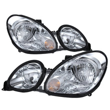 Load image into Gallery viewer, xTune Lexus GS300/GS400/GS430 98-05 Halogen Only Crystal Headlights Chrome HD-JH-LGS98-C
